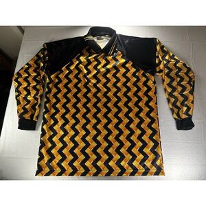 Vintage HIGH 5 SPORTSWEAR Goalkeeper Jersey Mens Medium Abstract Futbol Shirt